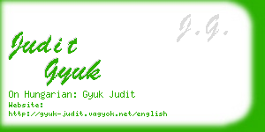 judit gyuk business card